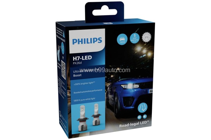 Philips Ultinon Pro6000 HL Boost H7 LED +300% /INGYENES SZÁLLÍTÁS